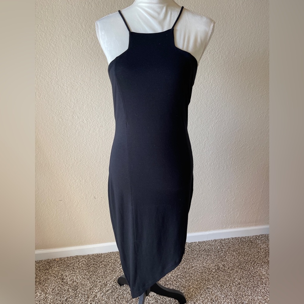 Express Asymmetrical Black Dress Size Medium